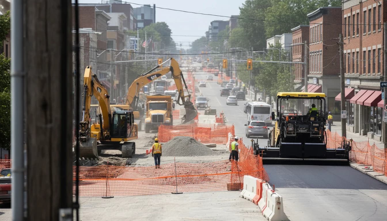 Cover Image for TramCité Construction Accelerates in Québec City